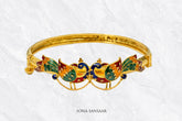 Meena Peacock Bangle | Sona Sansaar
